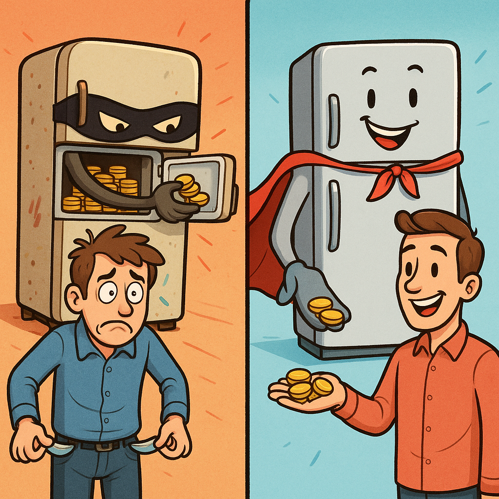 The Old Fridge Trap: Your Secret Bill Drainer